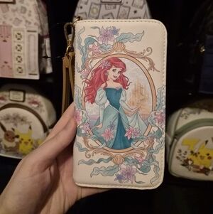 Ariel Loungefly Wristlet Wallet